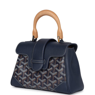 Goyard Saigon Souple Bag Mini Navy back view