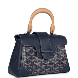 Goyard Saigon Souple Bag Mini Navy detail view