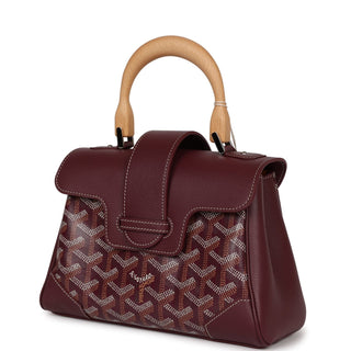 Goyard Saigon Souple Bag Mini Burgundy back view