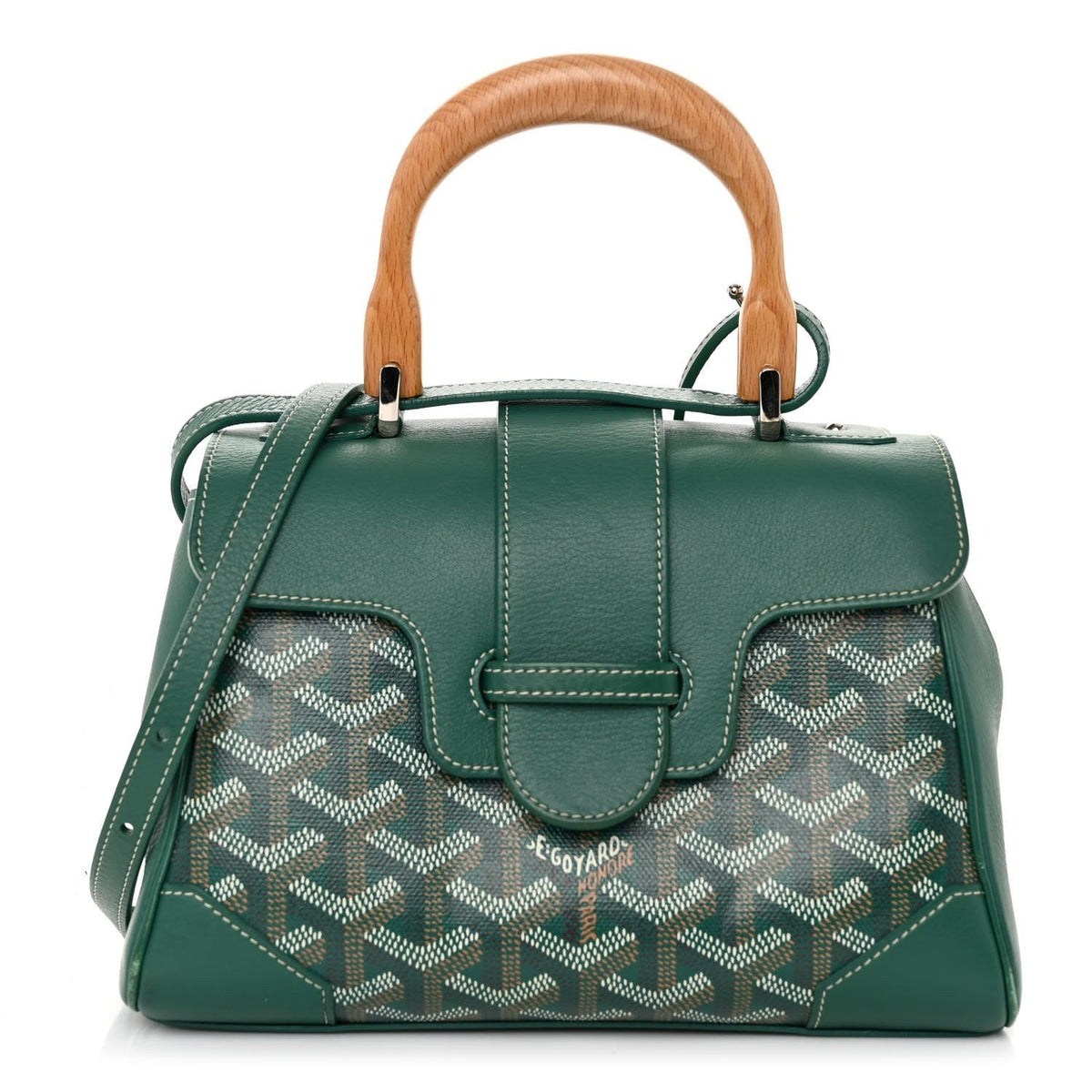 Goyard Saigon Souple Bag Mini Green front view
