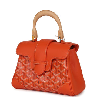 Goyard Saigon Souple Bag Mini Orange front view