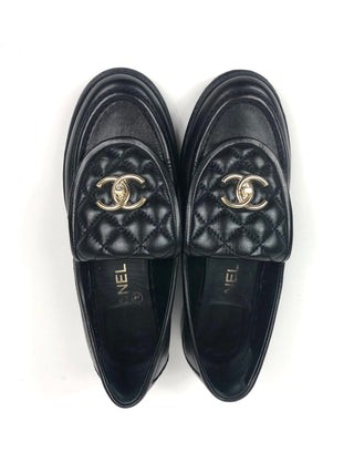 Chanel Loafer Black side view