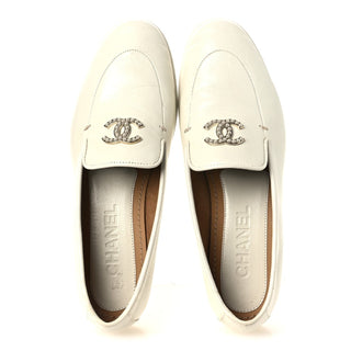 Chanel Loafer White back view