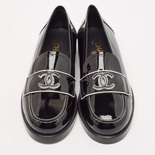 Chanel Loafer Black Patent