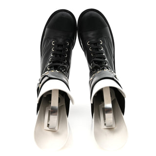 Chanel Combat Boot Black detail view