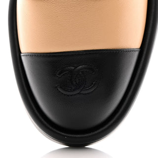 Chanel Combat Boot Beige side view