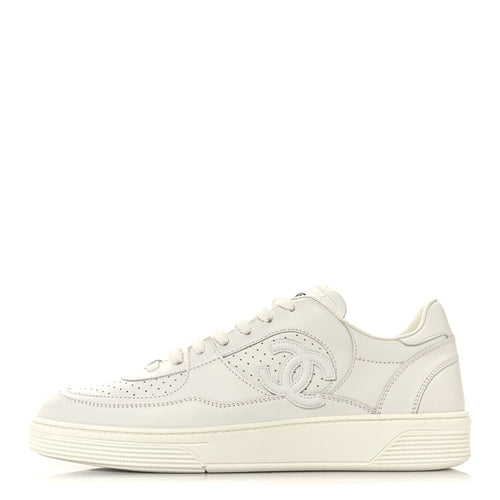 Chanel CC Logo Trainer Sneaker White