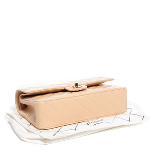 Chanel Classic Flap 25cm / Medium Beige Clair side view