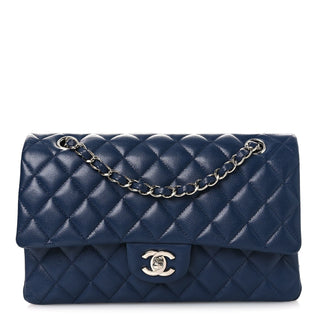 Chanel Classic Flap 25cm / Medium Navy back view