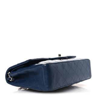 Chanel Classic Flap 25cm / Medium Navy side view