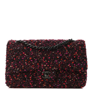 Chanel Classic Flap 25cm / Medium Tweed Multicolor front view