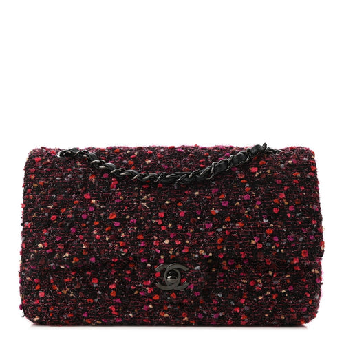 Chanel Classic Flap 25cm / Medium Tweed Multicolor
