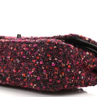 Chanel Classic Flap 25cm / Medium Tweed Multicolor side view