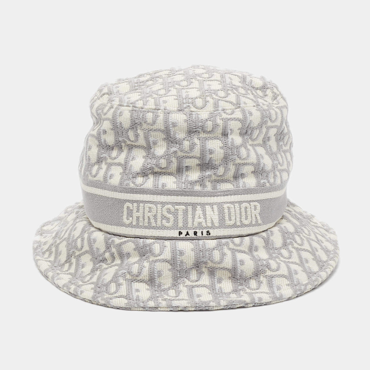 Dior D-Bobby Hat Grey Oblique front view
