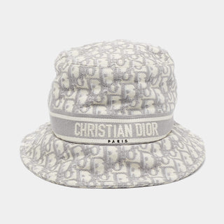 Dior D-Bobby Hat Grey Oblique front view