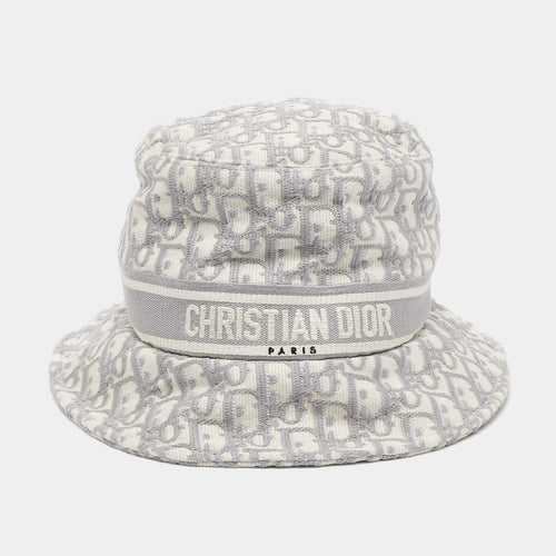 Dior D-Bobby Hat Grey Oblique