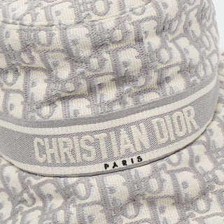 Dior D-Bobby Hat Grey Oblique detail view