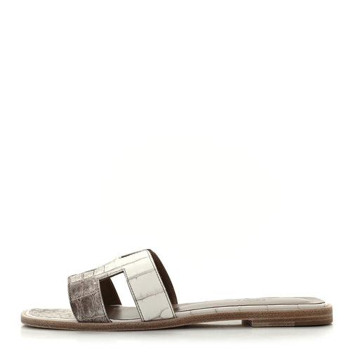 Hermès Oran Sandal Himalaya Lizard/Exotic-style