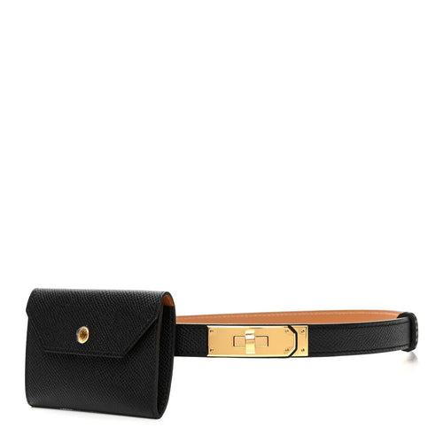 Hermès Pocket Belt Noir GHW
