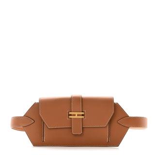 Hermès Pocket Belt Gold front view