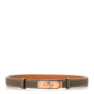 Hermès Pocket Belt Etoupe front view