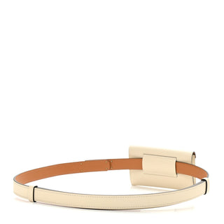 Hermès Pocket Belt Craie back view