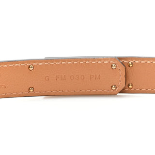 Hermès Kelly Belt 18mm Noir GHW back view