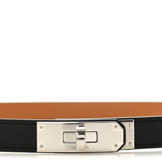 Hermès Kelly Belt 18mm Noir PHW side view