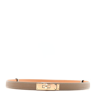 Hermès Kelly Belt 18mm Etoupe side view
