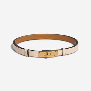 Hermès Kelly Belt 18mm Craie side view