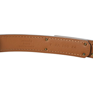 Hermès Kelly Belt 18mm Rouge H back view