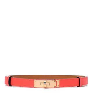 Hermès Kelly Belt 18mm Orange front view
