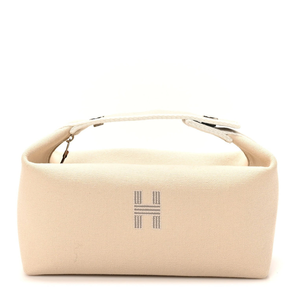 Hermès Bride-a-Brac Case/Holder Natural / Black front view