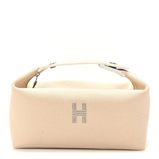 Hermès Bride-a-Brac Case/Holder Natural / Black front view