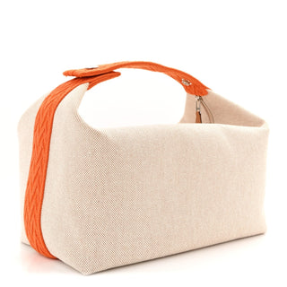 Hermès Bride-a-Brac Case/Holder Orange / Natural side view