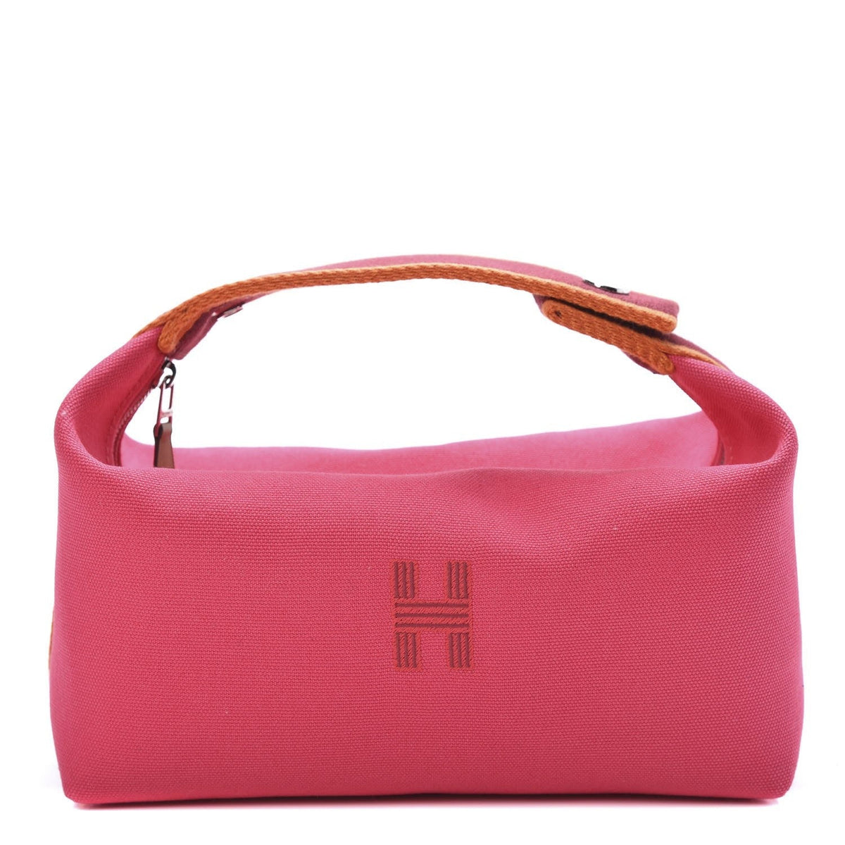 Hermès Bride-a-Brac Case/Holder Pink / Natural front view