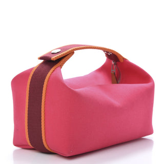 Hermès Bride-a-Brac Case/Holder Pink / Natural side view