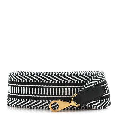 Hermès Cavale Shoulder Strap 50mm Noir / Ecru