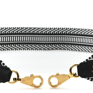 Hermès Cavale Shoulder Strap 50mm Noir / Ecru side view