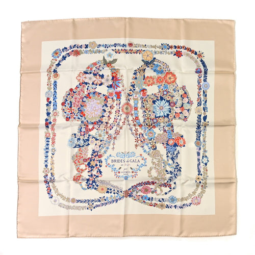 Hermès Brides de Gala Scarf 90cm Blue / Multicolor