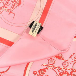 Hermès Silk Carré 90cm Ex-Libris Multicolor side view