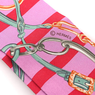 Hermès Twilly Scarf Brides de Gala side view