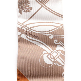 Hermès Twilly Scarf Ex-Libris back view