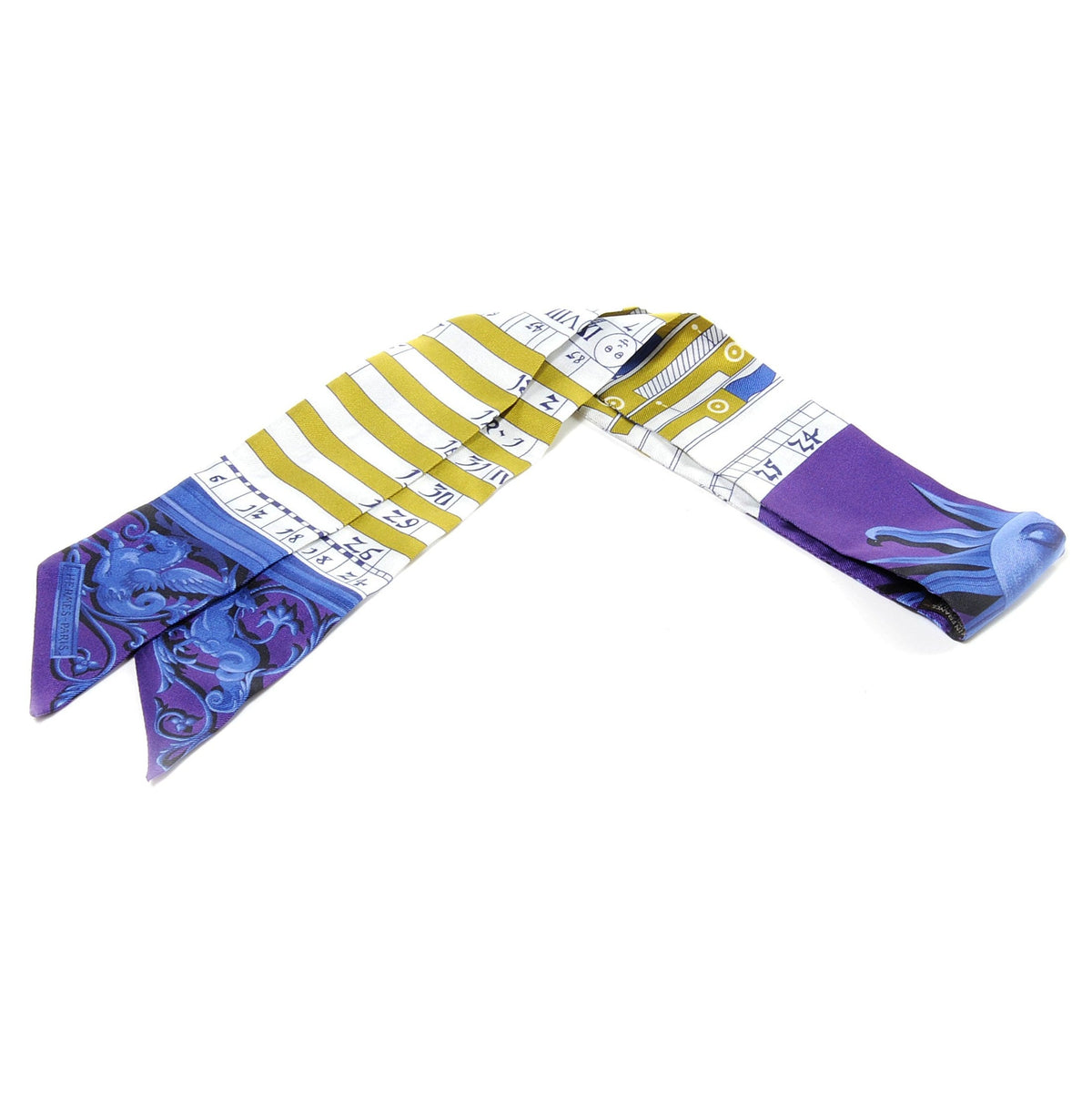 Hermès Twilly Scarf Astrologie front view
