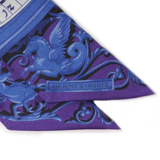 Hermès Twilly Scarf Astrologie side view