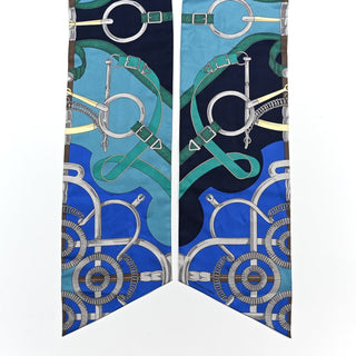 Hermès Twilly Scarf Eperon d'Or front view