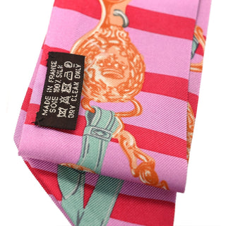 Hermès Twilly Scarf Pink / Red back view