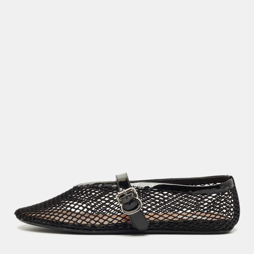 Alaïa Ballet Flat Fishnet Black
