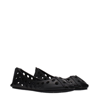 Alaïa Ballet Flat Net Black side view