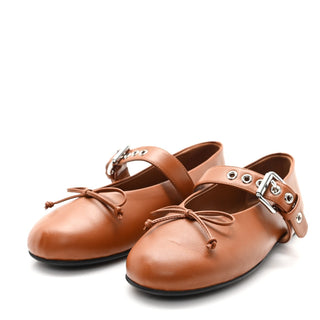 Miu Miu Mary Jane Brown back view